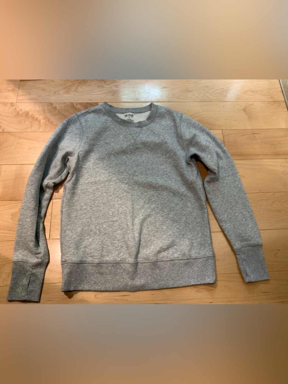 Kohl’s Tek Gear Gym Gray Ultrasoft Fleece Sweatshirt | Small